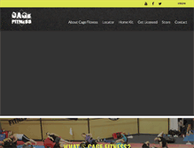 Tablet Screenshot of cagefitness.com